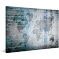 thumbnail image 1 of "The World in Blue" Painting Print on Wrapped Canvas, 1 of 7