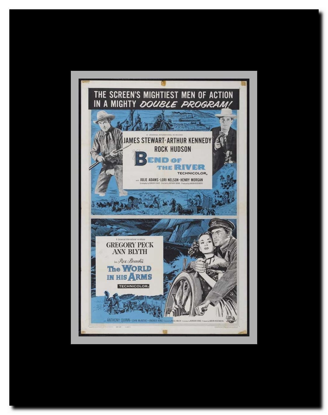 The World in His Arms Framed Movie Poster