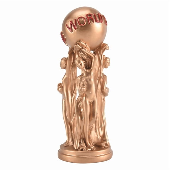 The World is Your Statue Trophy for Office Home Decoration Birthday Graduation Ceremony Resin