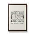 thumbnail image 1 of The World is Yours | World Map Print with Frame, 1 of 1