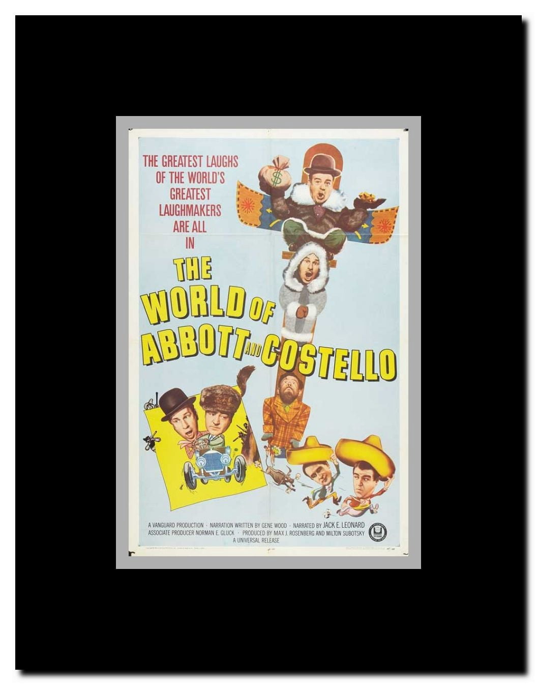 The World of Abbott & Costello Framed Movie Poster