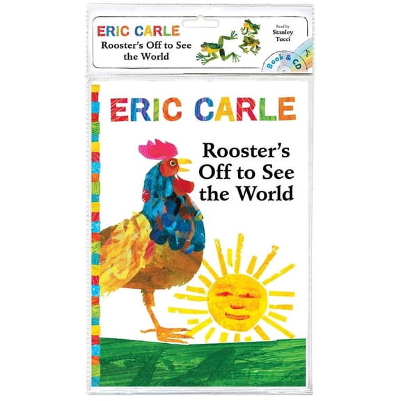 World of Eric Carle Rooster's Off to See the World: Book and CD, (Paperback)