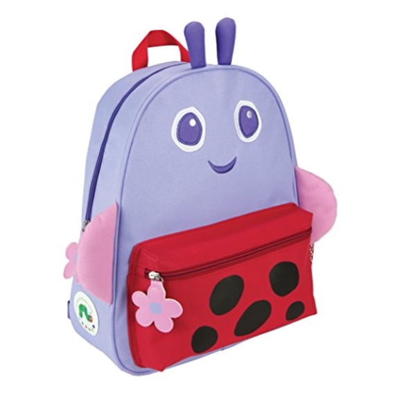 world of eric carle, the very hungry caterpillar ladybug backpack canvas toy