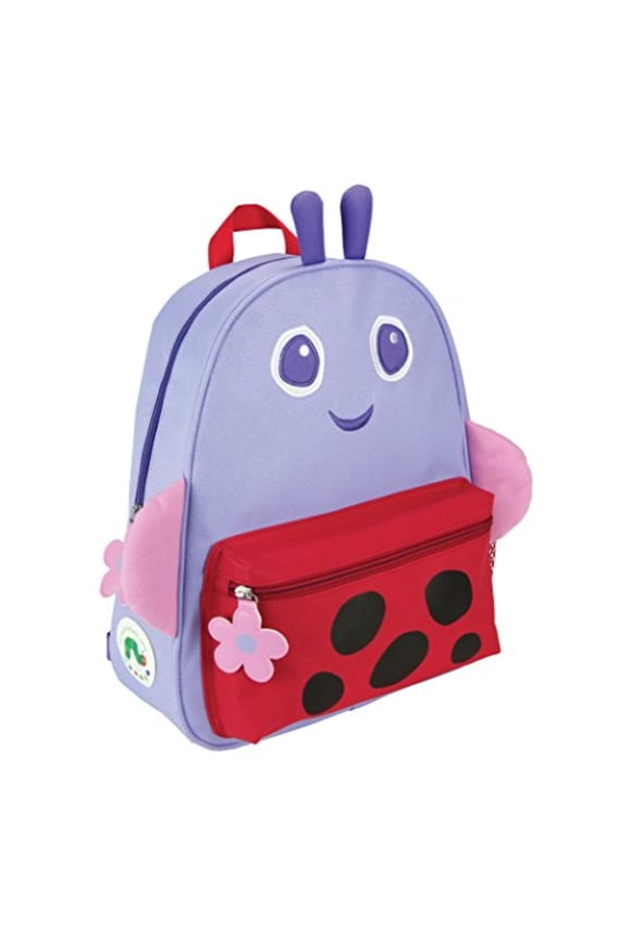 world of eric carle, the very hungry caterpillar ladybug backpack canvas toy