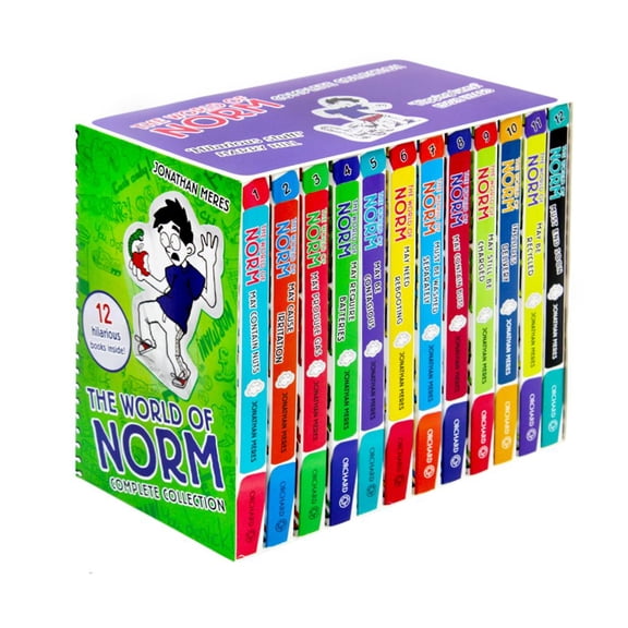 The World of Norm Collection 12 Books Box Set by Jonathan Meres - Ages 6-11 - Paperback