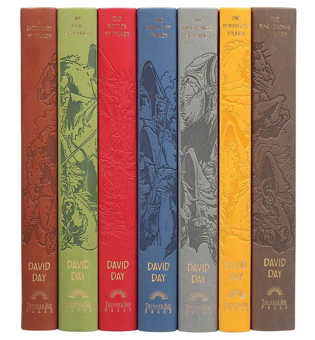 The World of Tolkien: Seven-Book Boxed Set with Colorful Covers