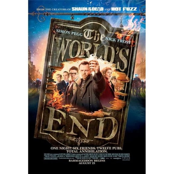 The World's End Movie Poster Print (27 x 40)