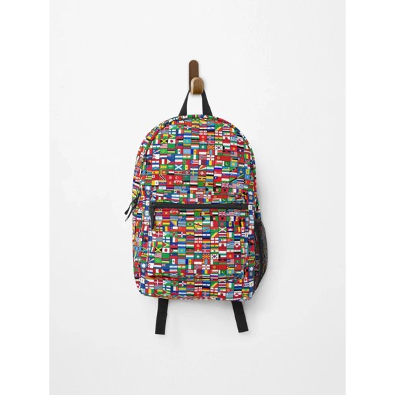 The World's Flags Backpack,  Flags Backpacks, Country Backpacks, Back To School Backpack