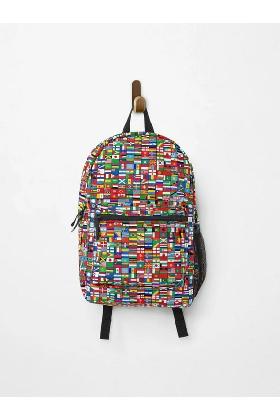 The World's Flags Backpack,  Flags Backpacks, Country Backpacks, Back To School Backpack