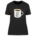 thumbnail image 1 of The Worlds Best Mom Coffee T-Shirt Women -Image by Shutterstock, Female 3X-Large, 1 of 2