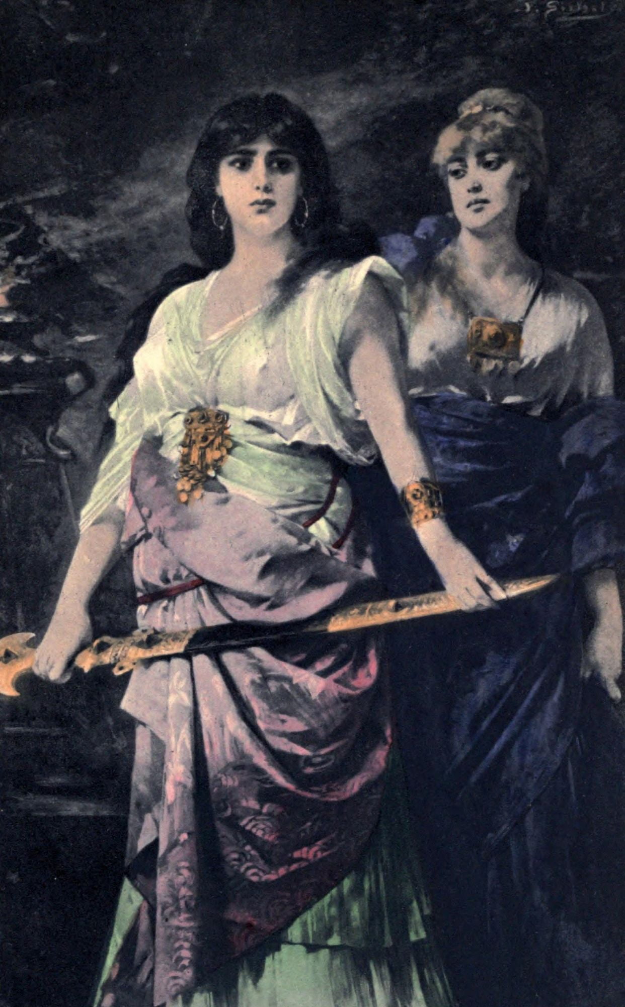 The Worlds History and its Makers 1902 Judith Canvas Art - Nathaniel Sichel (18 x 24)