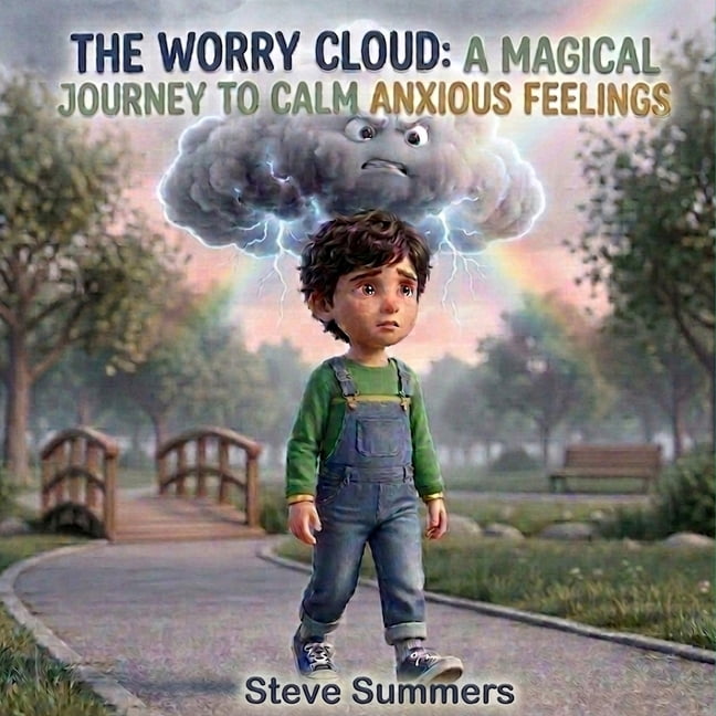 The Worry Cloud: A Magical Journey To Calm Anxious Feelings, (Paperback)