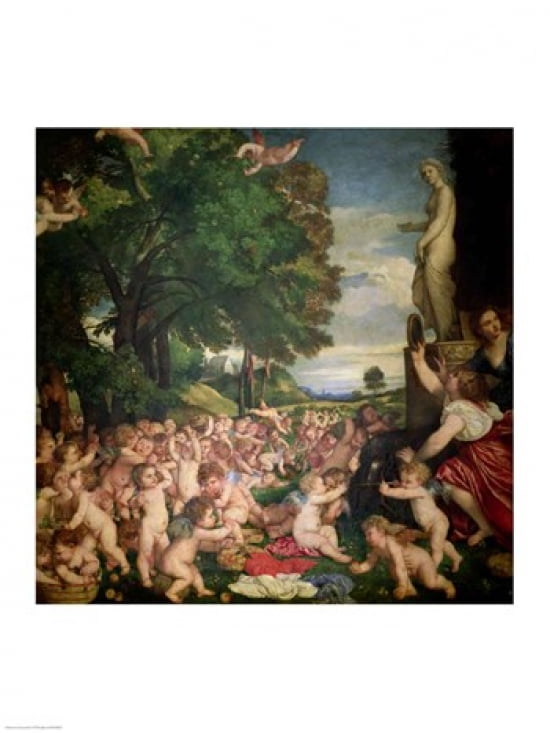 The Worship of Venus 1519 Canvas Art - Titian (18 x 24)