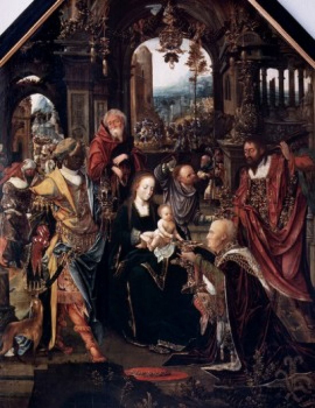 The Worship of the Kings 15th Century Canvas Art - (18 x 24)
