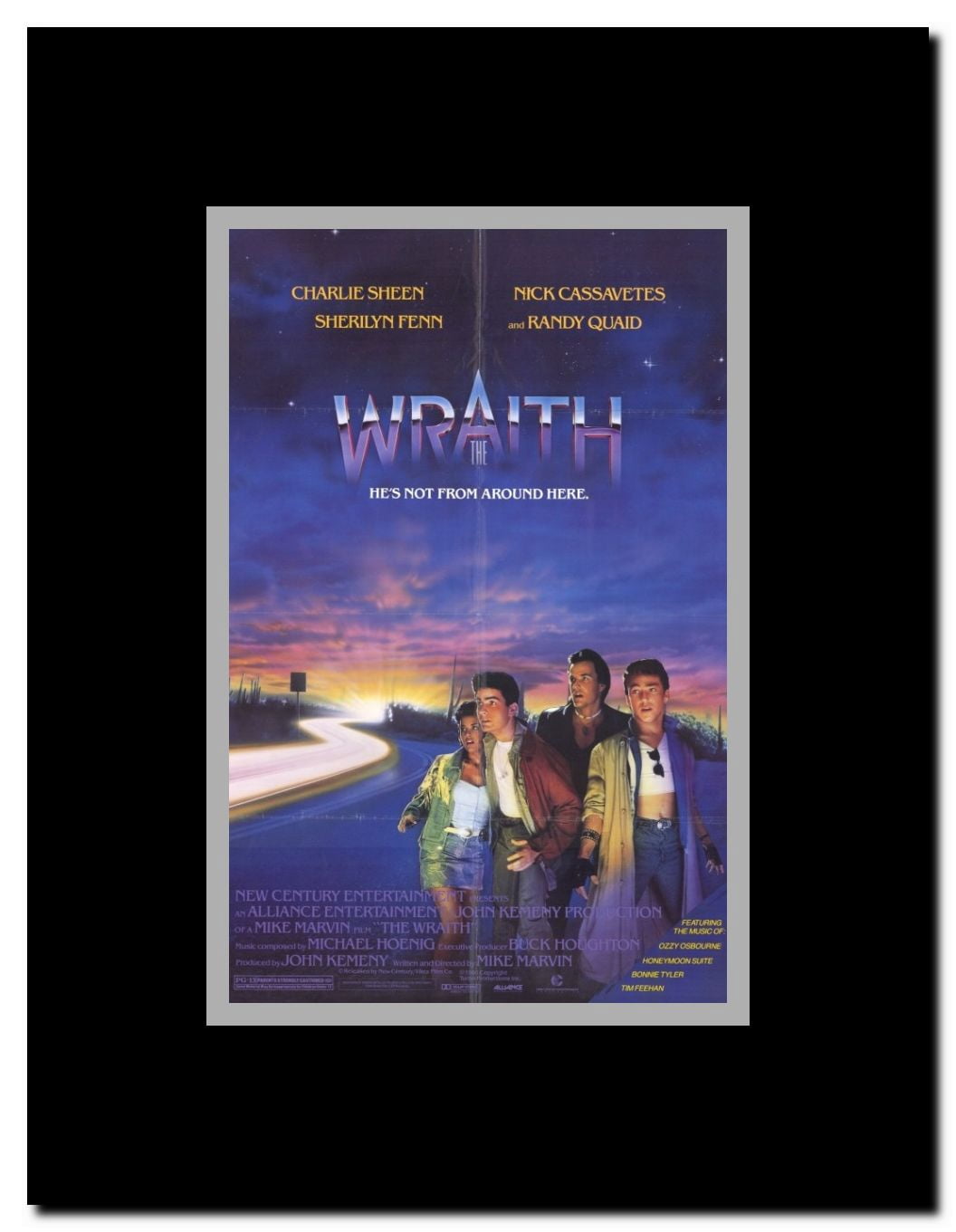 The Wraith Framed Movie Poster