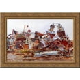 thumbnail image 1 of The Wrecked Sugar Refinery 24x18 Gold Ornate Wood Framed Canvas Art by Sargent, John Singer, 1 of 2