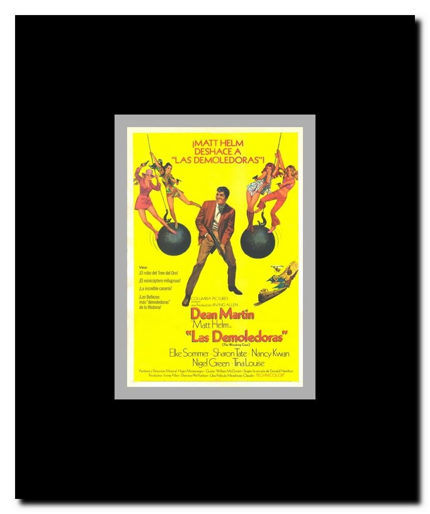 The Wrecking Crew Framed Movie Poster
