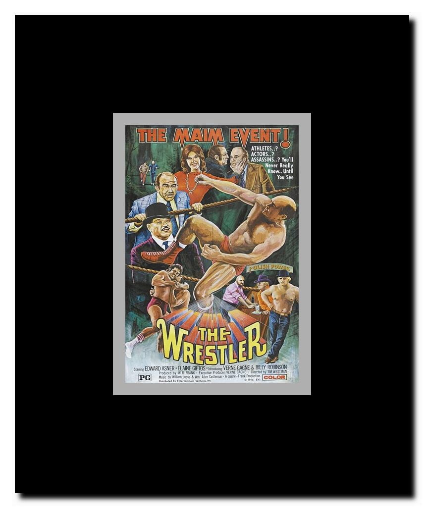 The Wrestler Framed Movie Poster