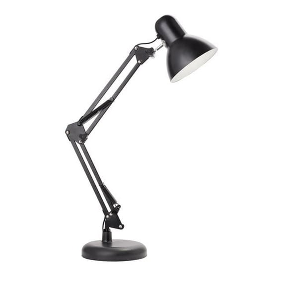 The Wright 24 in. Black Desk Lamp