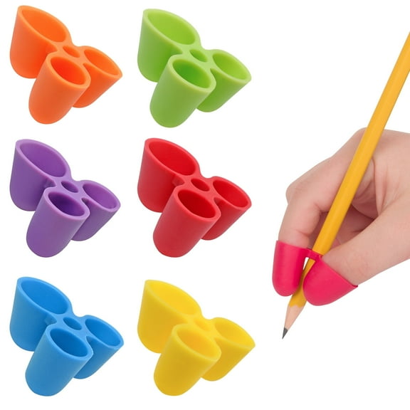 The Pencil Grip Writing CLAW Grip Writing Claw Pencil Grip, Small Size, Assorted Colors, 6-Pack, Improves Handwriting Comfort & Control