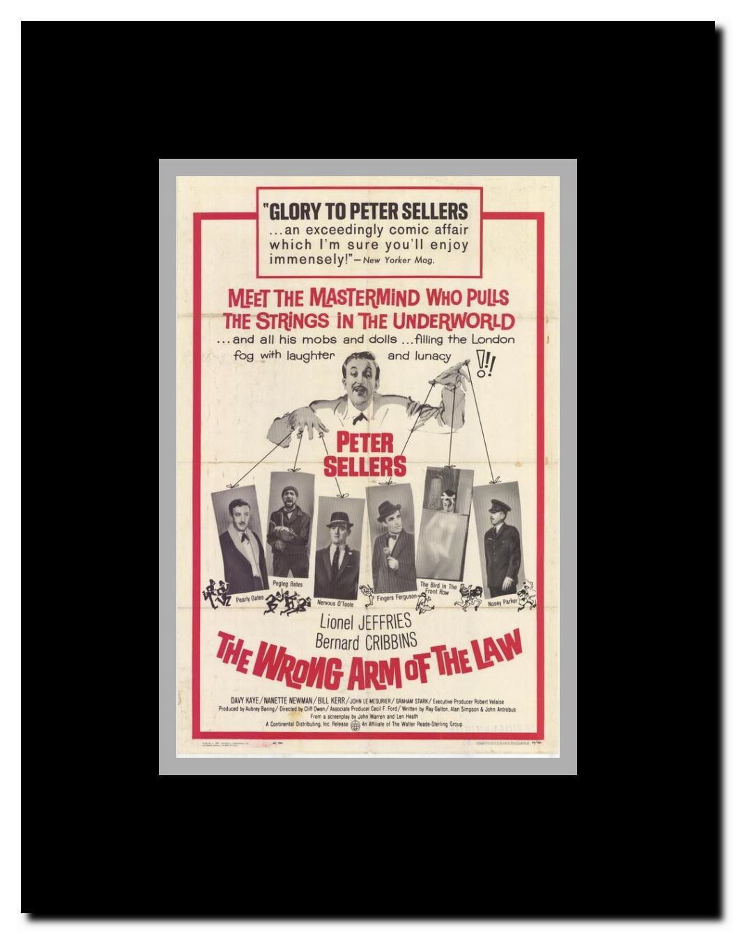 The Wrong Arm of the Law Framed Movie Poster