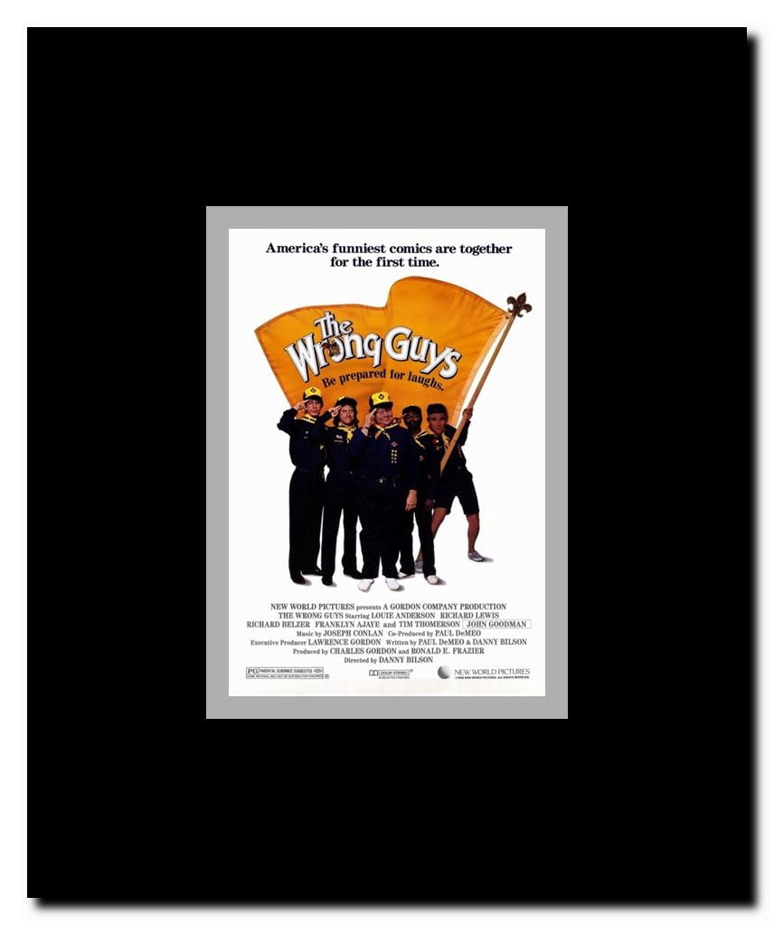 The Wrong Guys Framed Movie Poster