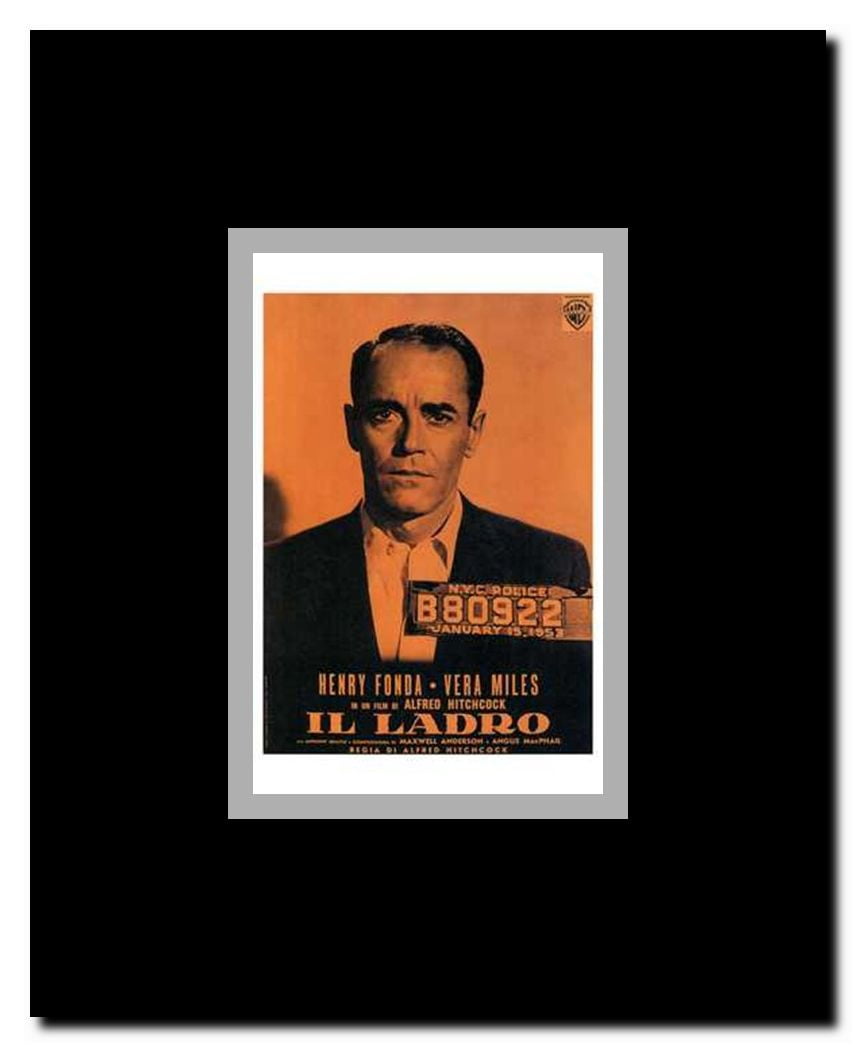 The Wrong Man Framed Movie Poster