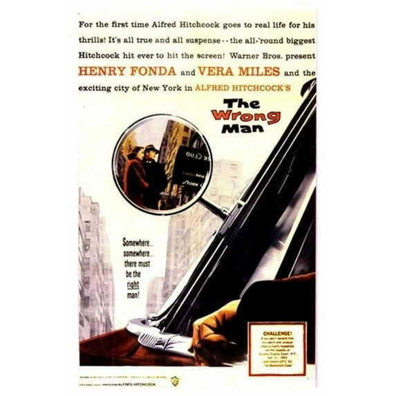 The Wrong Man Movie Poster (11 x 17)