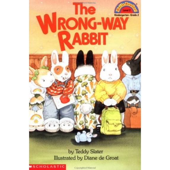 Pre-Owned The Wrong-Way Rabbit (Hello Reader) (Paperback) 0590453599 9780590453592