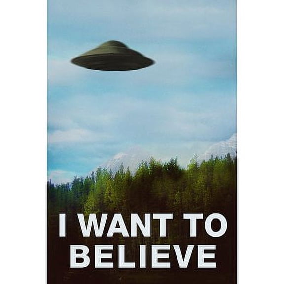 The X-Files I Want To Believe TV Poster Print New 24x36