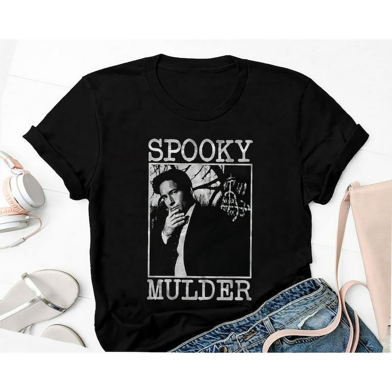 The X Files Spooky Mulder T Shirt The X Files Shirt Gift For Fan Fox Mulder Shirt X Files Movie Shirt X Files Vintage Shirt Alien Shirt SizeS Walmart