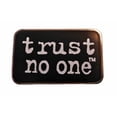 thumbnail image 1 of The X Files TV Series "Trust No One" Logo Enamel Metal Pin, 1 of 1