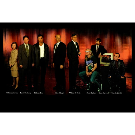 The X Files Tv Guide Cover Photo Poster #JJ103 24x36 24inx36in Multi Color Rectangle Bad Dog Posters