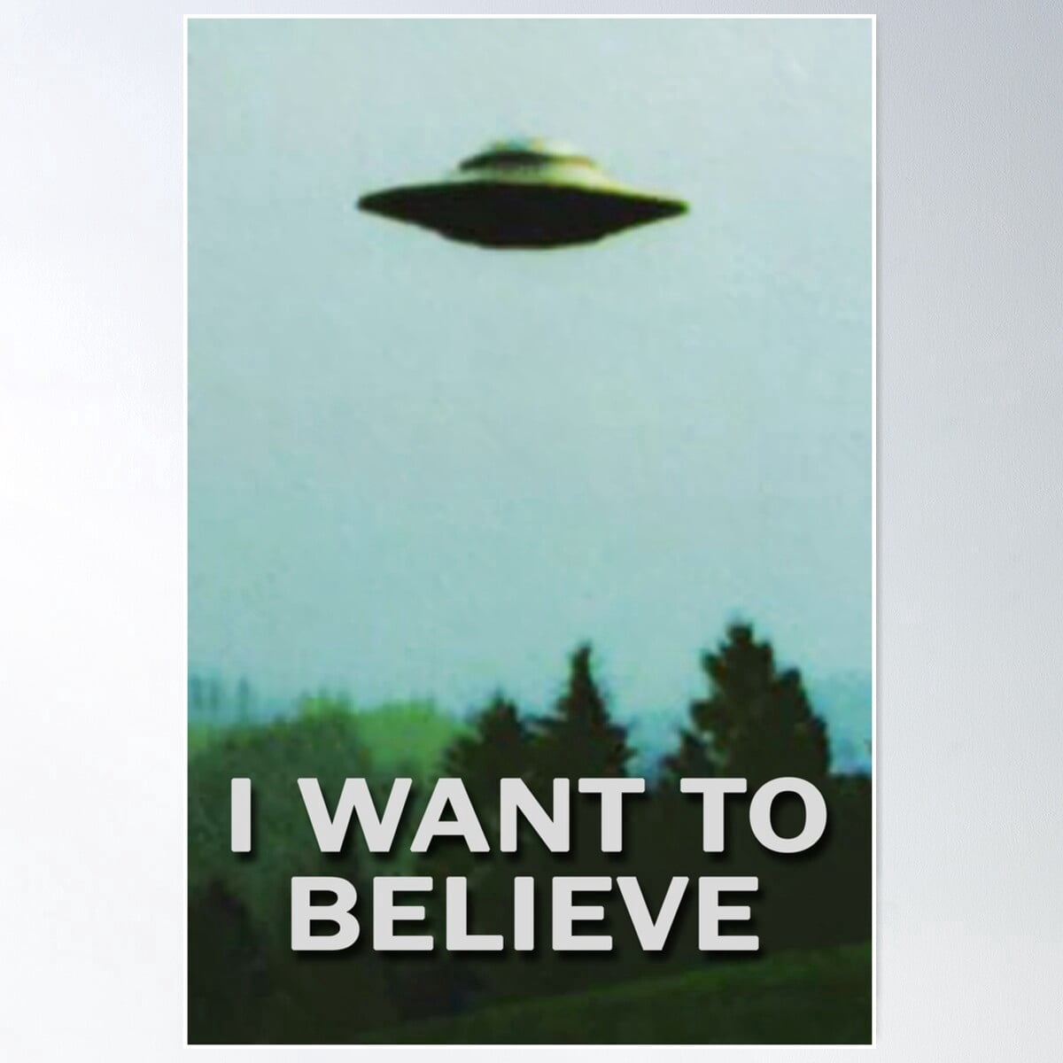 The X I Want To Believe Season1 Original Pixel Poster , Poster Print ...