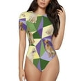 thumbnail image 1 of The Xecao Labrador Retriever Dog Women's Crew Neck Body Suit, a short-sleeved bodysuit and basic swimsuit, both comfort and style for dating and daily life, 1 of 9