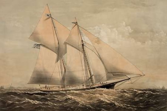 The Yacht Canvas Art - Unknown (12 x 18)