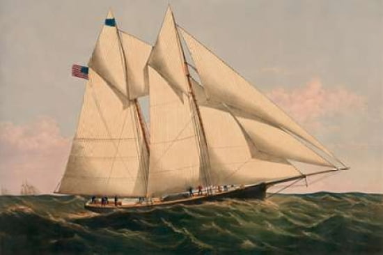 The Yacht Canvas Art - Unknown (12 x 18)