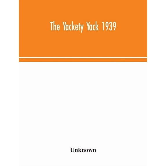 The Yackety Yack 1939, (Paperback)