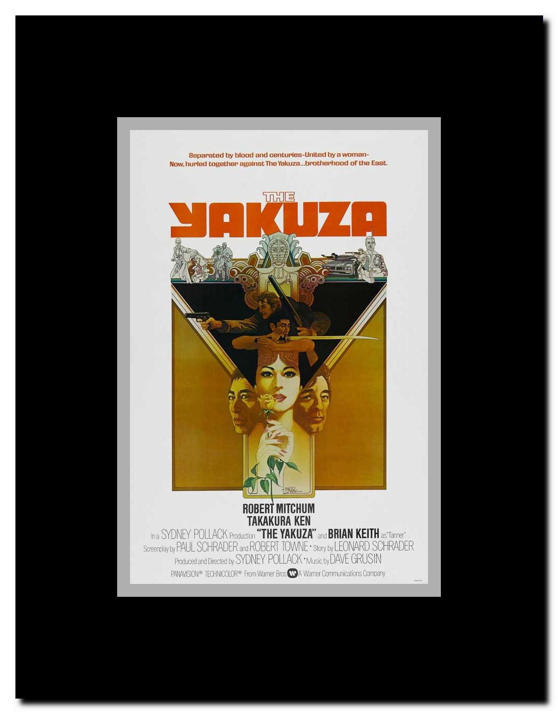 The Yakuza Framed Movie Poster