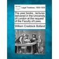 thumbnail image 1 of The Year Books: Lectures Delivered in the University of London at the Request of the Faculty of Laws. Paperback, 1 of 1