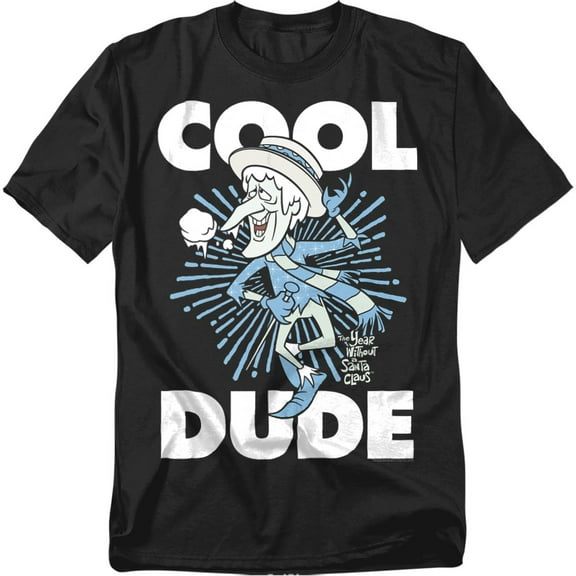 The Year Without A Santa Claus T-Shirt Cool Dude Unisex Graphic Tee For Men & Women Black