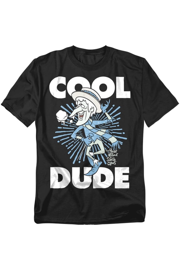 T-Shirt Cool Dude Unisex Graphic Tee For Men & Women Black 