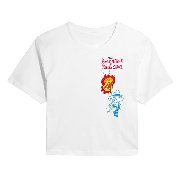 The Year Without A Santa Claus - Heat Miser Cold Miser - Juniors Cropped Graphic T-Shirt