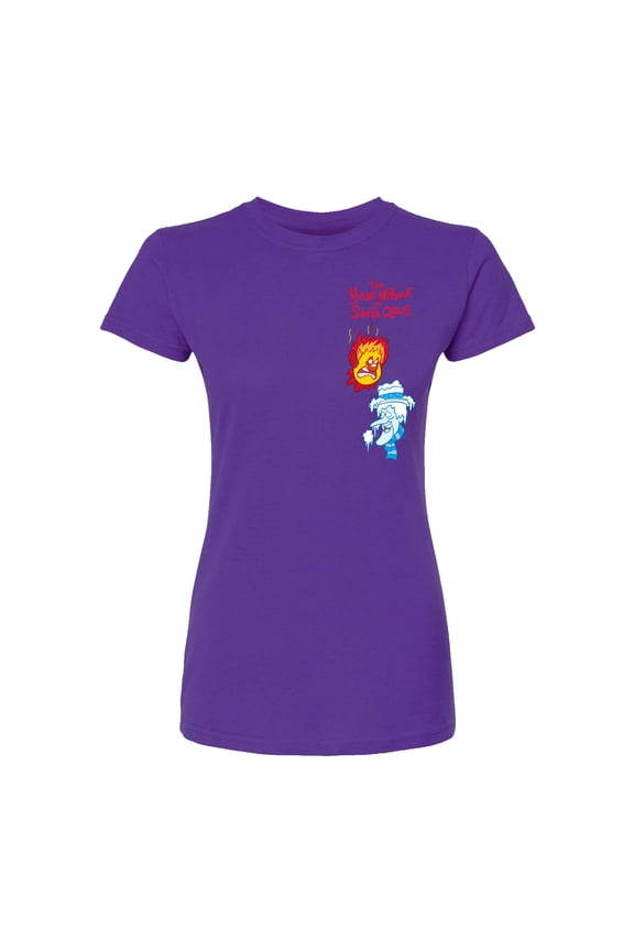 - Heat Miser Cold Miser - Juniors Fitted Graphic T-Shirt