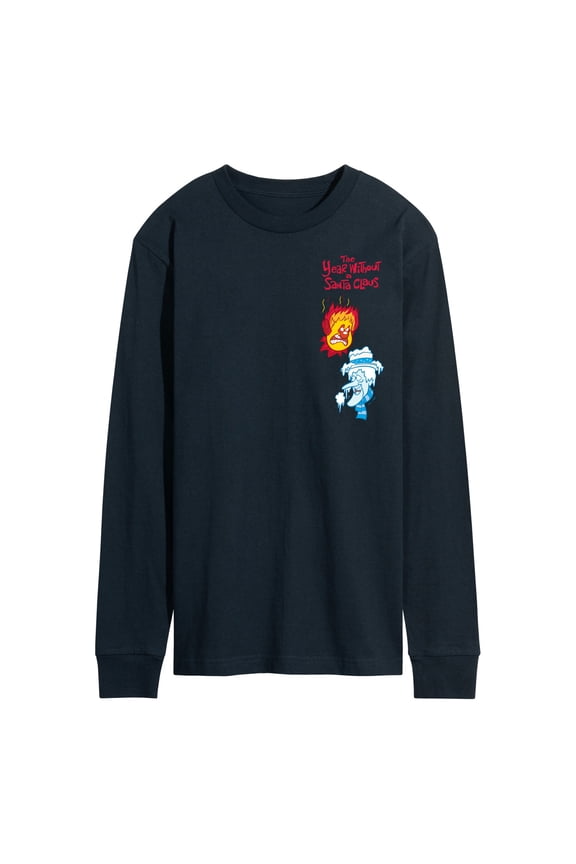 - Heat Miser Cold Miser - Men's Long Sleeve Graphic T-Shirt