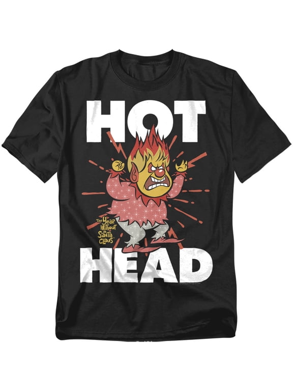 The Year Without A Santa Claus T-Shirt Hot Head Unisex Graphic Tee For Men & Women Black 
