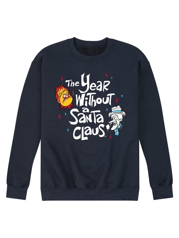- Heat Miser and Snow Miser Men's Graphic Fleece Sweatshirt