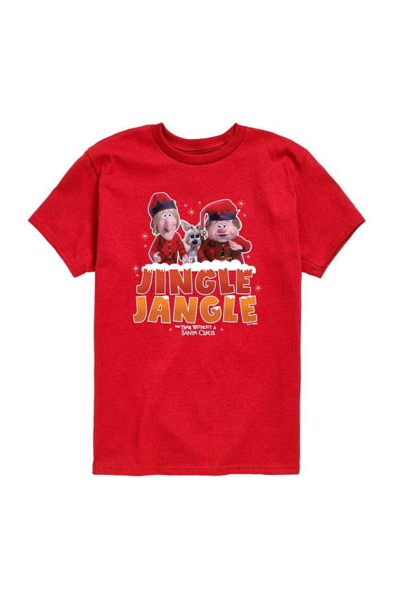 - Jingle Jangle Elf Photo - Toddler Boys Short Sleeve Graphic T-Shirt