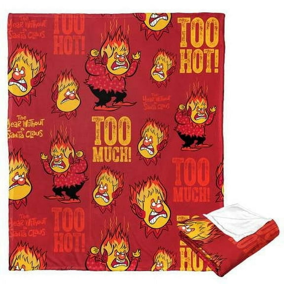 The Year Without a Santa Claus Too Much Warner Bros Kids Silk Touch Throw Blanket, 50 x 60 inches