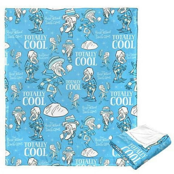 The Year Without a Santa Claus Totally Cool Warner Bros Kids Silk Touch Throw Blanket, 50 x 60 inches
